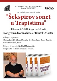 Image of Šekspirov sonet u trapistima